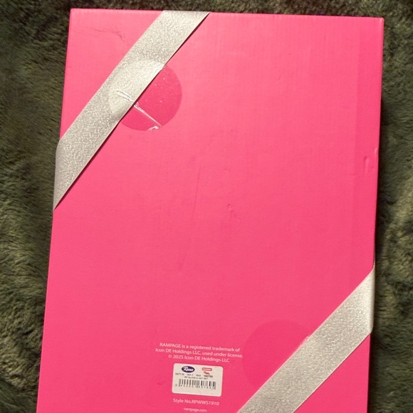 Rampage Beige Hat and Glove Set with Pom - Picture 3 of 3